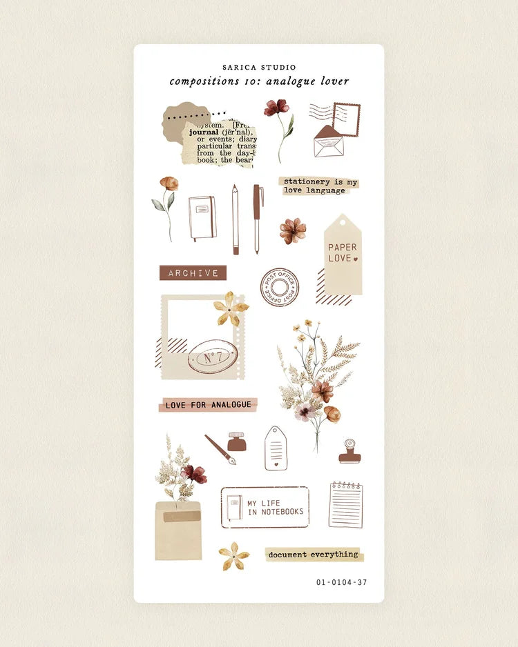 Compositions 10: Analogue Lover Stickers
