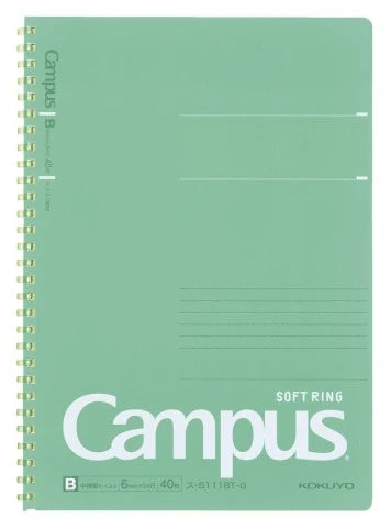 Kokuyo Campus Anillos Suave B5 Hoja Rayada con Puntos -Diferentes Colores a Escoger