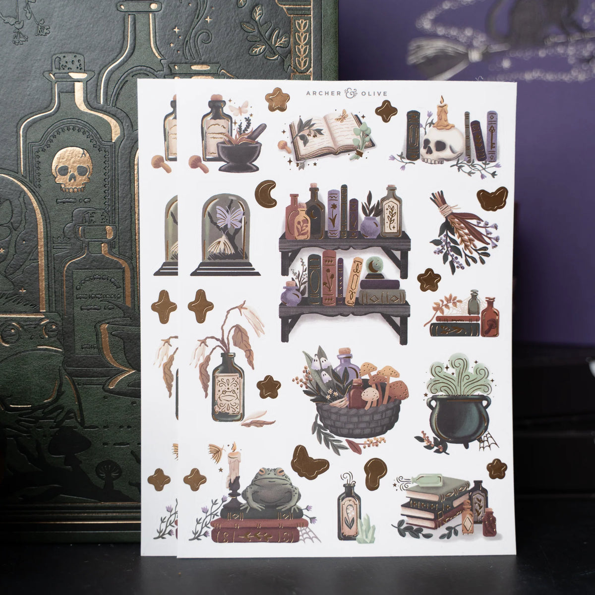 Set de stickers Apothecary Shelf