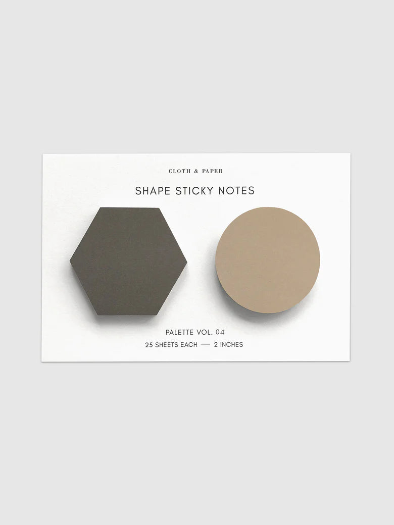 Shape Sticky Notes -Diferentes Colores a Escoger