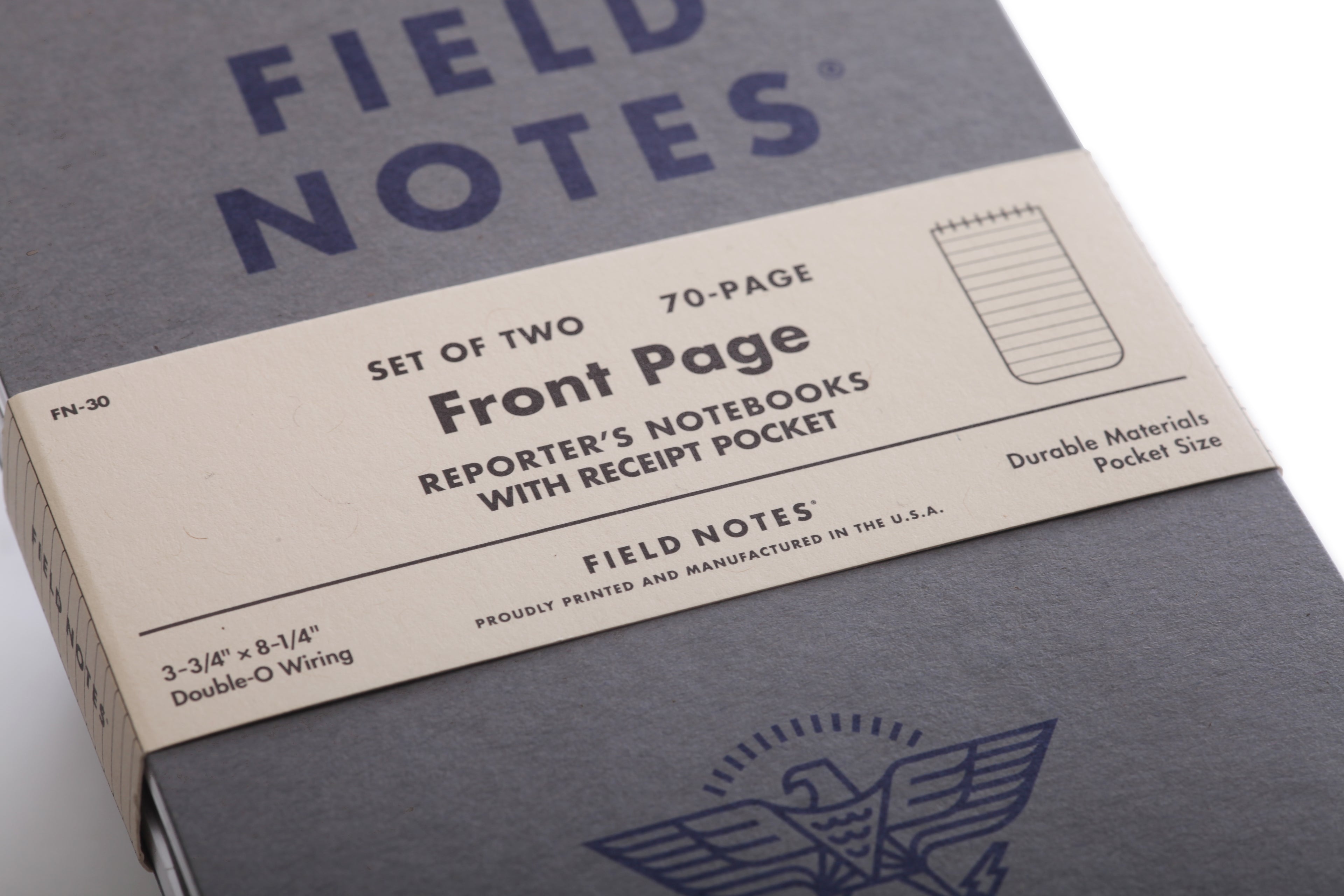 Field Notes Front Page