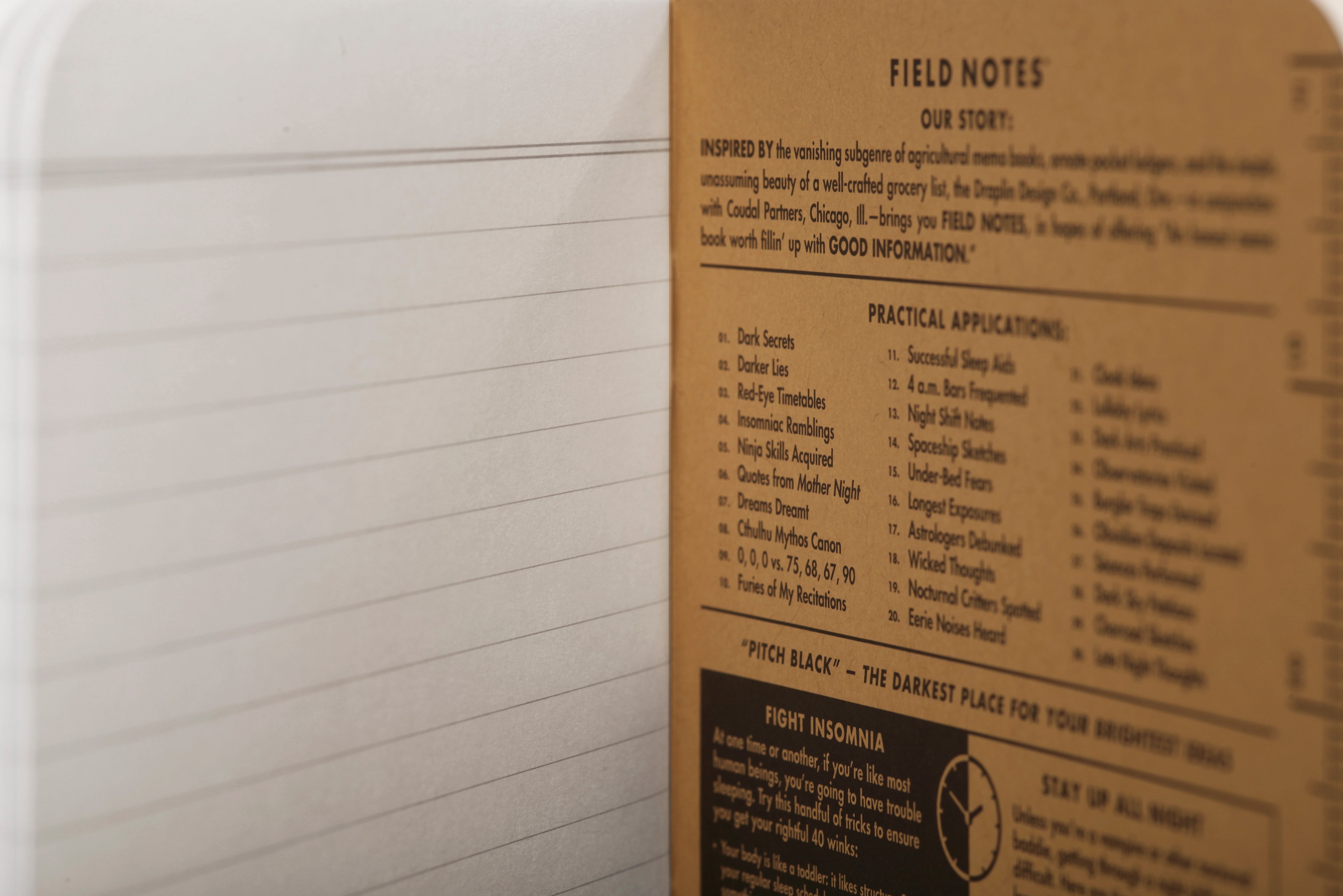 Field Notes Negro Carbón