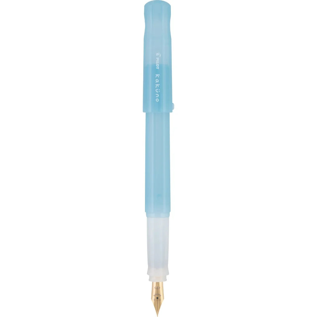 Pluma Fuente Pilot Kakuno madoromi Celeste Punta Fina Dorada