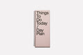 Things To Do Today / Day Plan Rosa Pálido