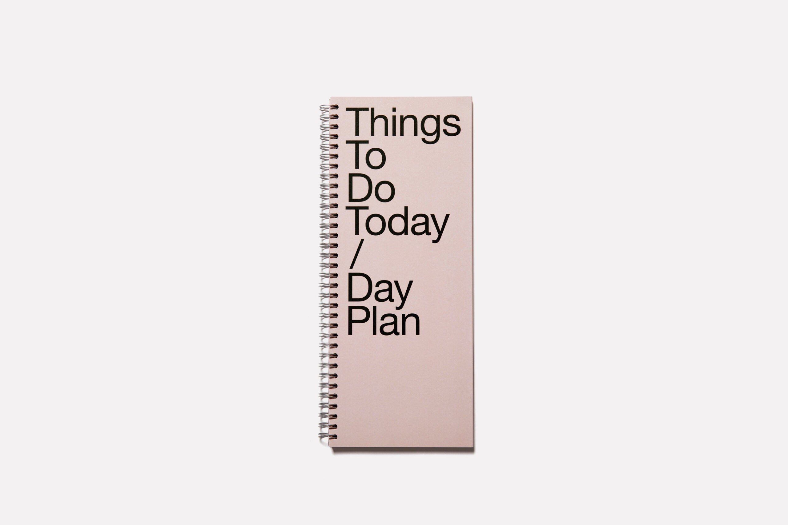 Things To Do Today / Day Plan Rosa Pálido