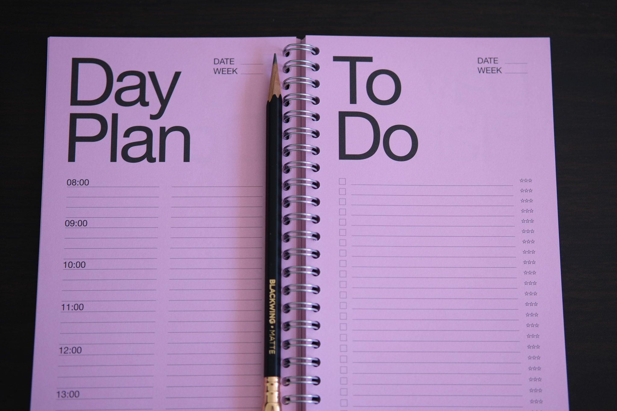 Things To Do Today / Day Plan Rosado