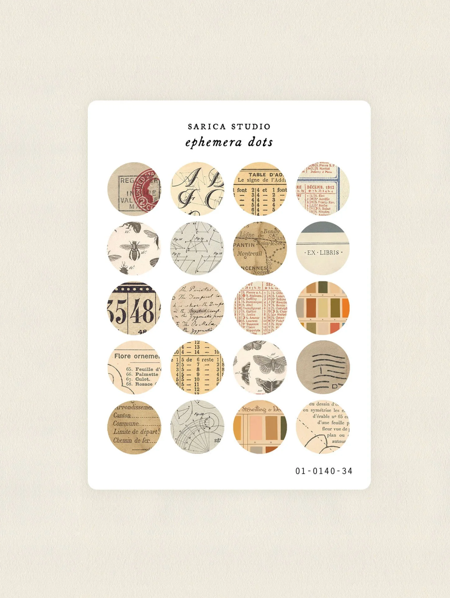 Ephemera Dots Stickers