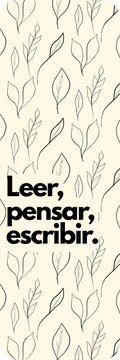 Separador Leer, Pensar, Escribir
