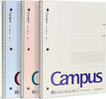 Cuadernos Kokuyo Campus Cuadriculados de Resortes Pack de 3