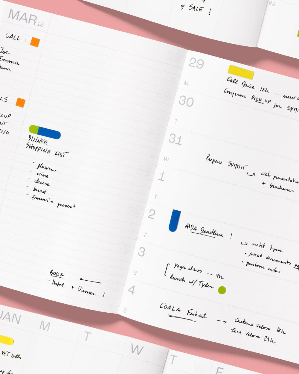 Agendas 2027 mishmash Notas