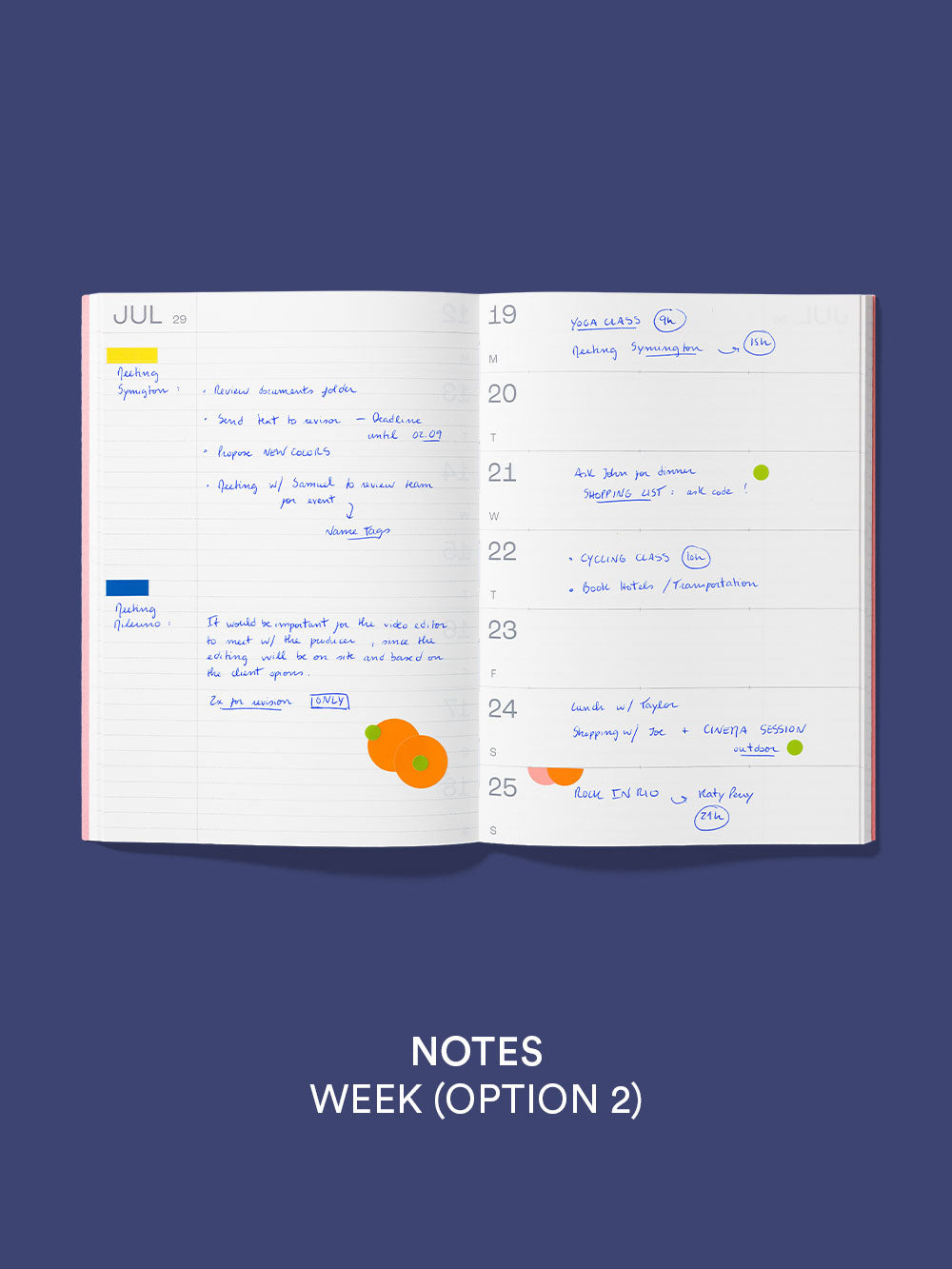 Agendas 2027 mishmash Notas