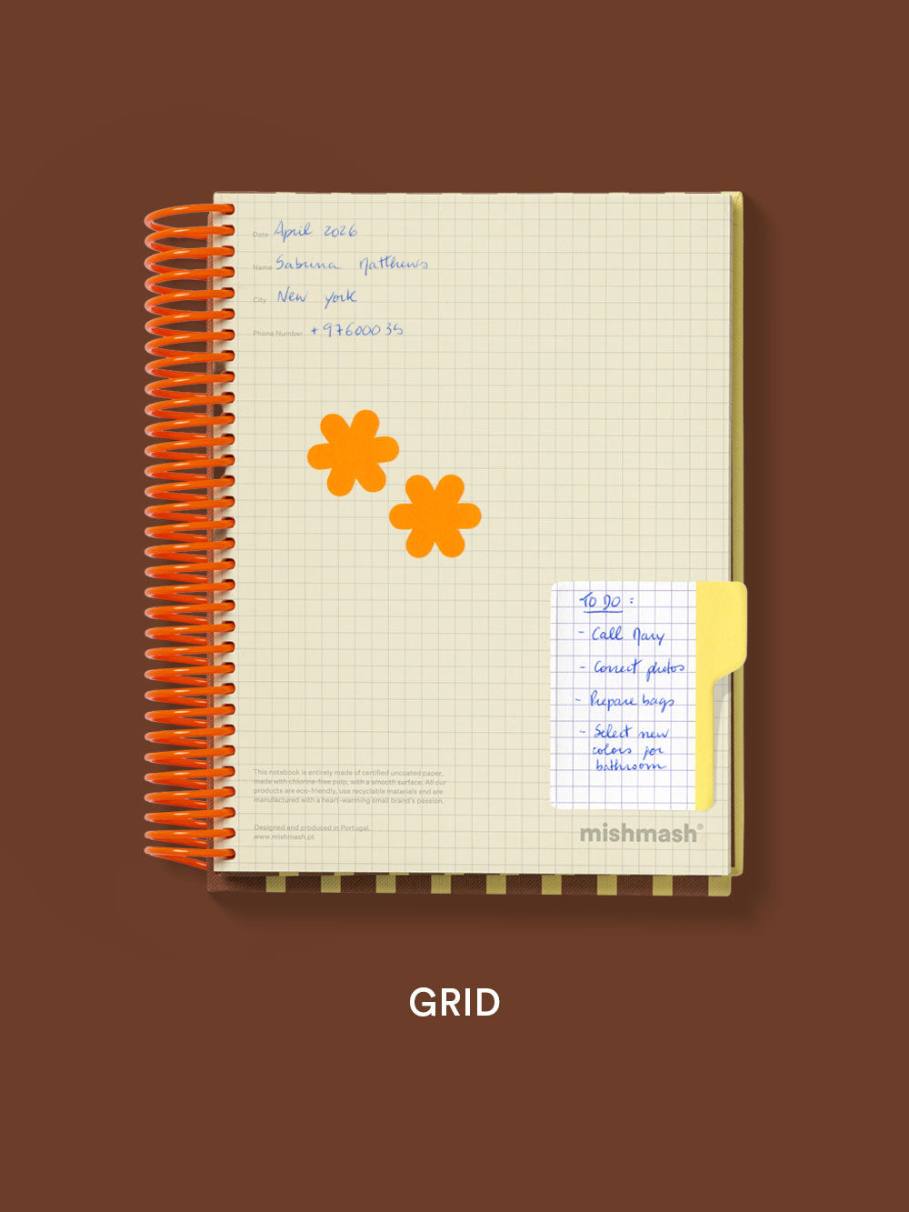 Cuaderno Loop Cuadriculado
