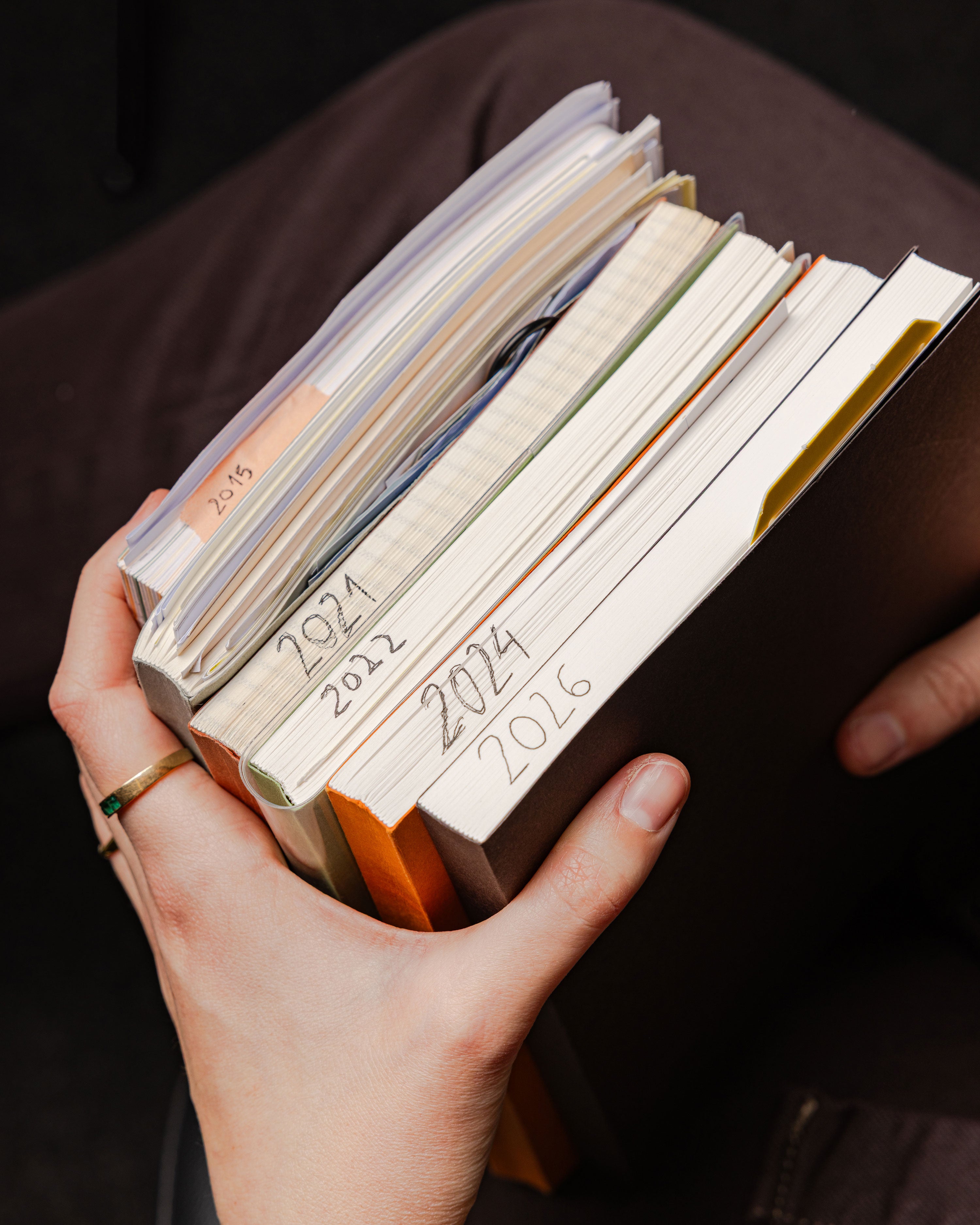 Cuaderno Naked Rayado Café Oscuro