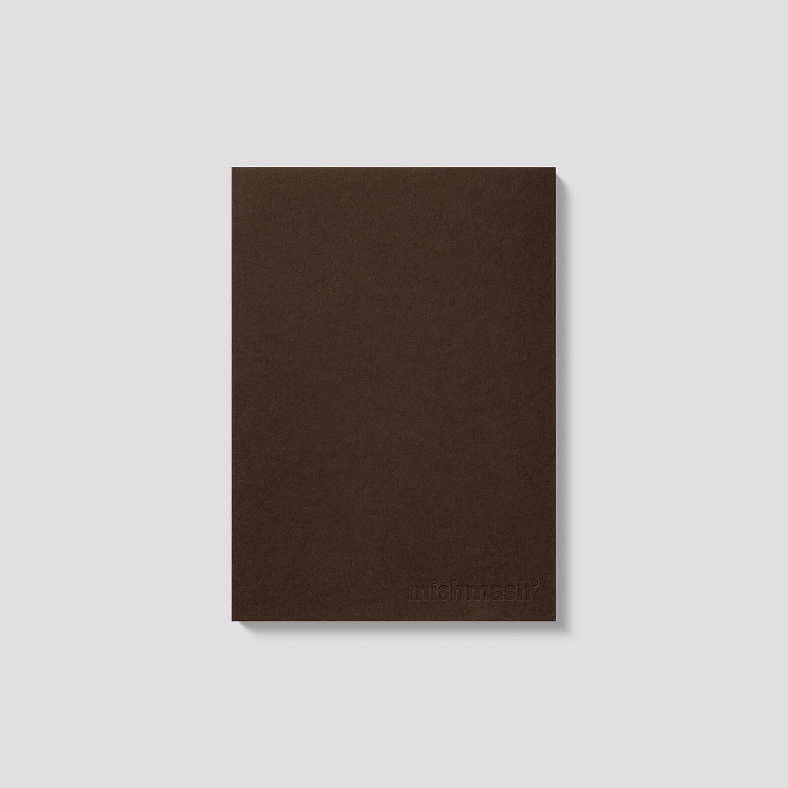 Cuaderno Naked Rayado Café Oscuro